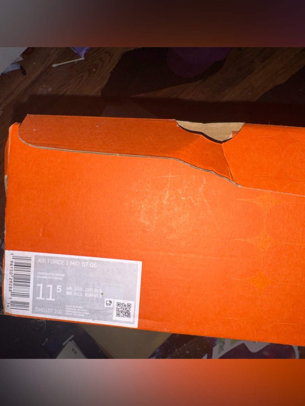Nike AIR FORCE ONE MID 07 CHOCOLATE